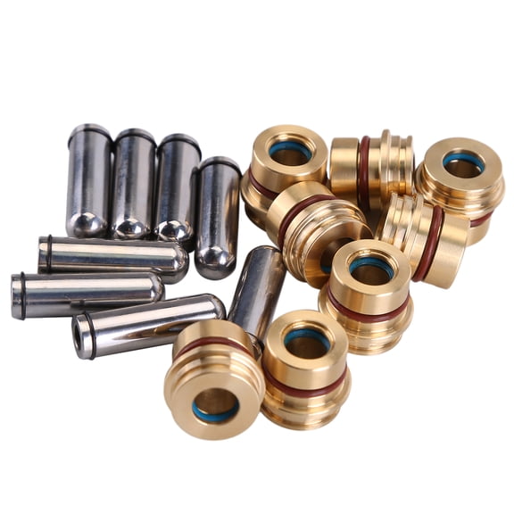 8x Pilot Valve Plunger Kit Metal Controls Joystick Pilot Valve Fits for Caterpillar 226B/232B/247/248B/267/287B Replace 289-8451