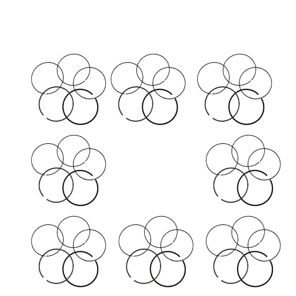 8x Piston Rings Set for BMW 550i 650i 750i M5 M6 X5 X6 N63 4.4 V8 89.00mm