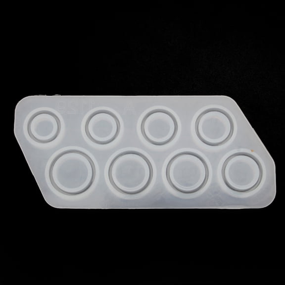 8x Resin Casting Circle Jewelry Molds Resin Ring Mold Silicone Jewelry DIY Epoxy Casting Molds Assorted Size 5-12