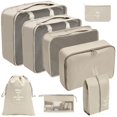 thumbnail image 1 of 8x/Set Travel Organiser Suitcase Organiser Bag Waterproof Luggage Organiser Packing Cubes Set for Clothes Shoes, 1 of 6