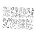 thumbnail image 1 of 8x Shrink Sheets with Various Patterns Art DIY Handmade Craft Tool for Keychains - Animal, 1 of 6