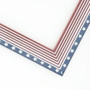 8x10 American Flag Wood Frame - Great for Posters, Photos, Art Prints, Mirror, Chalk Boards, Cork