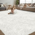 thumbnail image 1 of 8x10 Area Rug for Living Room:Ultra Soft Fluffy Shag Beige Rugs,Large Fuzzy Plush Indoor Non Slip Carpet Washable Rug for Bedroom Kids Nursery Office Dorm Modern Decor(White 8'x10'), 1 of 7