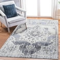 thumbnail image 1 of Loom & 8x10 Cream/blue Medallion Area Rug, Non-shedding, Stain-, Fits Multiple Room Decor Styles Stain , Improves Of Living Bedroom Dining Home Office, 1 of 2
