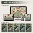 thumbnail image 1 of 8x10 Area Rug for Living Room,Green Washable Large Rugs with Non-Slip Backing,Soft Boho Carpets for Bedroom Dining Room Home Office Indoor Nursery, 1 of 6