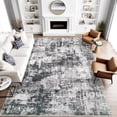 thumbnail image 1 of 8x10 Area Rug for Living Room: Washable Abstract Soft Rugs Non Slip Modern Stain Resistant Low Pile Carpet for Dining Room Bedroom Nursery Office, 1 of 7