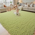 thumbnail image 1 of 8x10 Area Rugs for Bedroom Living Room, Large Area Rug Shag Carpet Soft Plush Furry Bedside Rug, Machine Washable Area Rugs for Kids Home Decor(8 x 10, Grass Green), 1 of 14