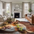 thumbnail image 1 of 8x10 Area Rugs for Living Room, Farm Yaks Non Slip Area Rugs for Kitchen Bedroom Entryway, Farmhouse Barn Funny Animals Butterfly Washable Carpet Runner Rug Floor Mats for Bedroom Home Decor, 1 of 8