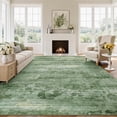 thumbnail image 1 of 8x10 Area Rugs for Living Room-Sage Green Modern Abstract Area Rugs Machine Washable Rugs,Non-Slip Soft Neutral Farmhouse Carpet Rugs for Bedroom Dining Room Home Office, 1 of 12
