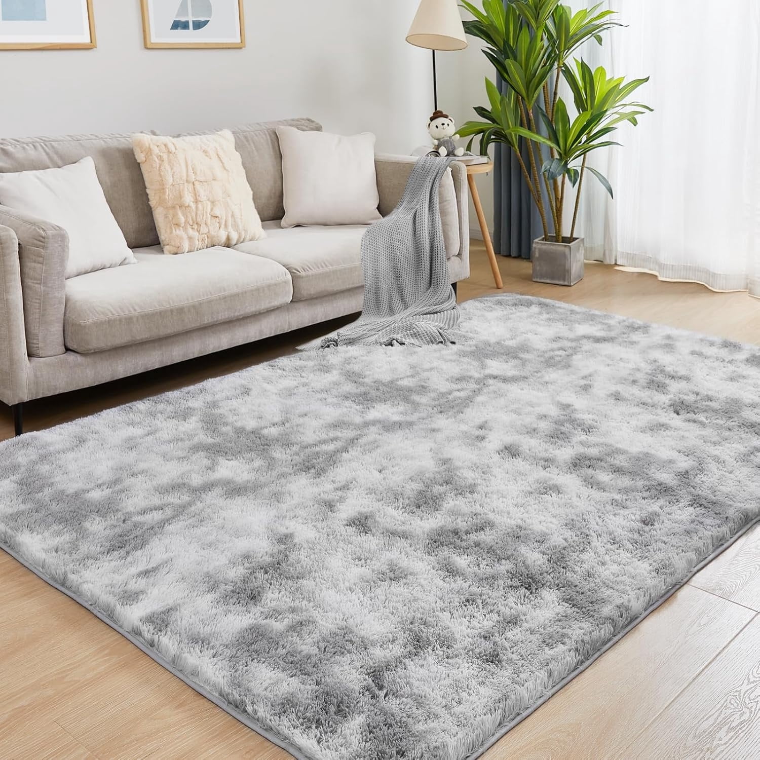 Study Rugs 8x10 Area Rugs for Living Room, Ultra Soft Fluffy Rugs for Bedroom ...