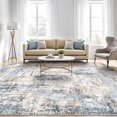 thumbnail image 1 of UERMEI 8'x10' Large Area Rugs for Living Room, Washable Non Slip Indoor Rug for Bedroom Home Decor Carpets, Modern Abstract Printed Carpet, Blue, 1 of 10