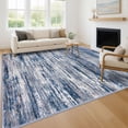 thumbnail image 1 of Brisasol 8x10 Area Rugs for Living Room Washable Rugs Abstract Area Rug Non slip Indoor Rug for Bedroom Dining Room, Navy Blue/Gray/Neutral/Multi, 1 of 9