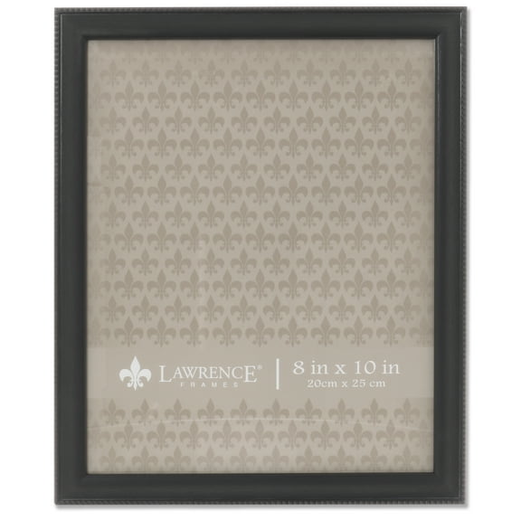 8x10 Black Picture Frame - Classic Bead Border