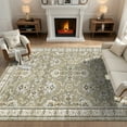 thumbnail image 1 of LOKHOM 8'x 10' Bohemian Area Rugs for Living Room, Non-Slip Backing Machine Washable Carpet, Brown, 1 of 8
