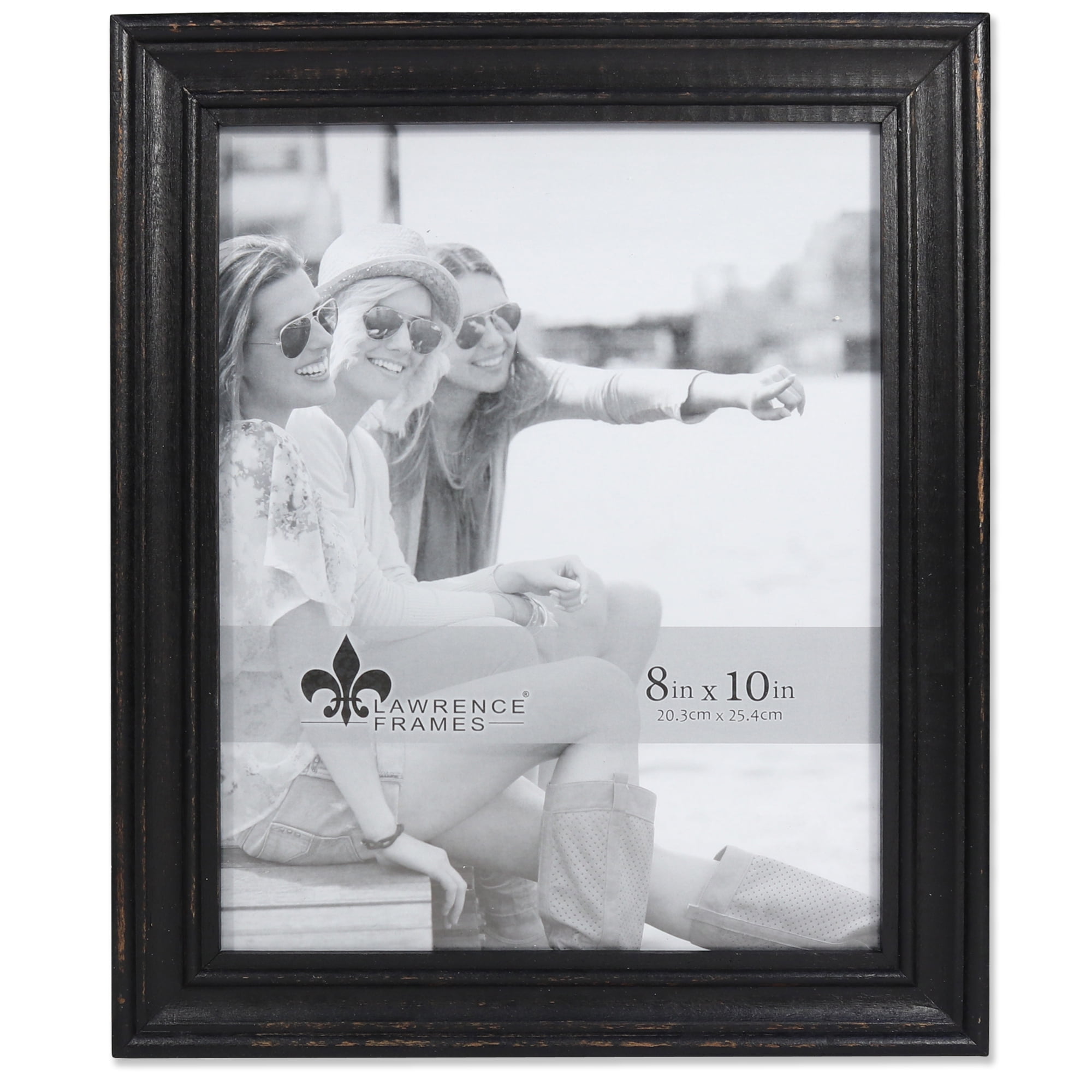 5x7 Durham Weathered Navy Blue Wood Picture Frame
