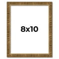 thumbnail image 1 of 8x10 Frame Gold Real Wood Picture Frame Width 0.75 Inches | Interior Frame Depth 0.4375 Inches |, 1 of 8