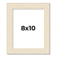 thumbnail image 1 of 8x10 Frame White Barnwood Picture Frame - Modern Photo Frame Includes UV Acrylic Shatter Guard, 1 of 8
