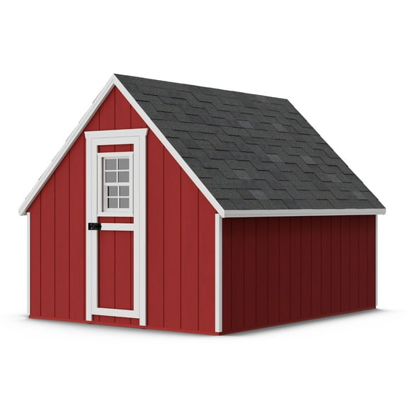 Little Cottage Co. 8x10 Value A-Frame Barn Coop, Outdoor Wood Chicken Coop Do-It-Yourself Precut Kit