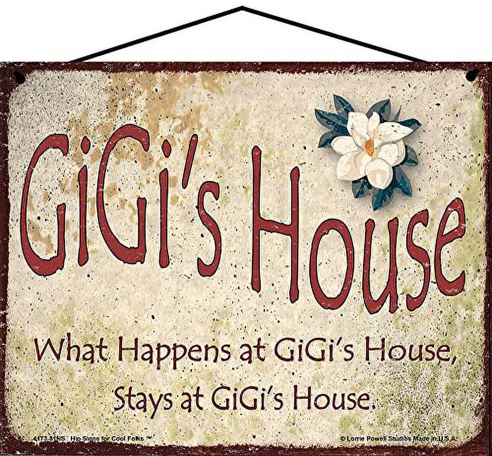Welcome To Nannie's Place Sign - Sunflower Vintage Style Wood Wall Decor For Grandma - 5x8 Or 8x10 Inches