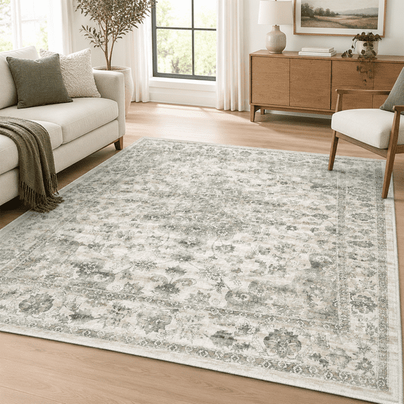Neurtral Rug 8x10 Green Neutral Area Rug - Walmart.com
