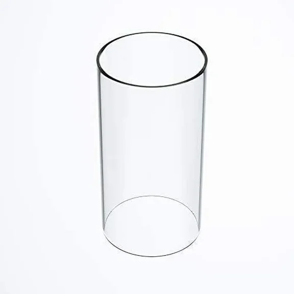 8x10 Inch Large Hurricane Candle Holder Glass Cylinder Open Ends Lamp Shade Replacement Clear