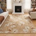 thumbnail image 1 of Toyoso 8'x10' Contemporary Masterpiece Area Rug, Golden Orchard Floral Silicone Carpet, 0.25" Slim Washable Artistic Decorative Rug for Formal Lounges, High-Traffic Durable Signature Large Rug, 1 of 9