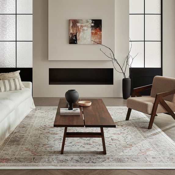 8’x10‘ Large Machine Washable Clearance Boho Area Rug Distrt Friendlessed Floor Carpet Pey Stain Resistant Fade Resistant Rug