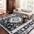thumbnail image 1 of 8x10 Machine-made Washable Geometric Rug / Pet-friendly and Durable, 1 of 3