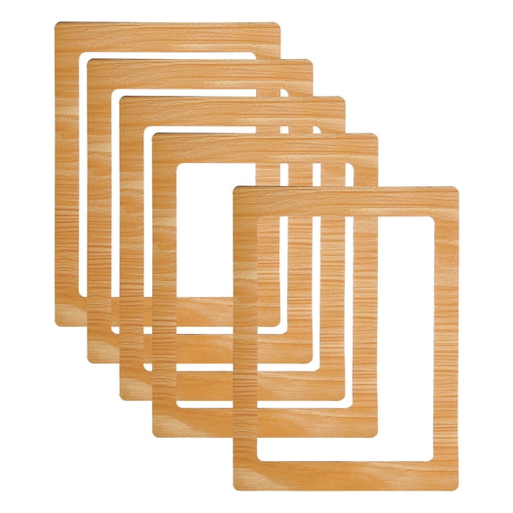8x10 Magnetic Picture Frame, 5pcs Magnetic Frame Magnetic Photo Frames Reusable for Refrigerator, Bronze