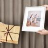 8x10 Picture Frame - Upgrade Photo Frame for Wall or Tabletop, Displays 8x10 Photo Without Mat, Black or White Frame, Home Office Decor