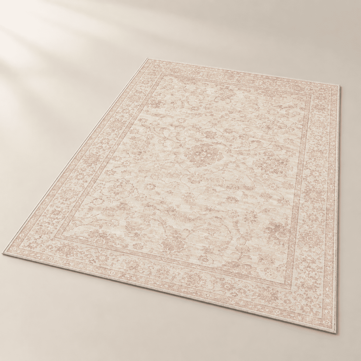 Neurtral Rug 8x10 Pink Washable Area Rug Neutral Carpet - Walmart.com