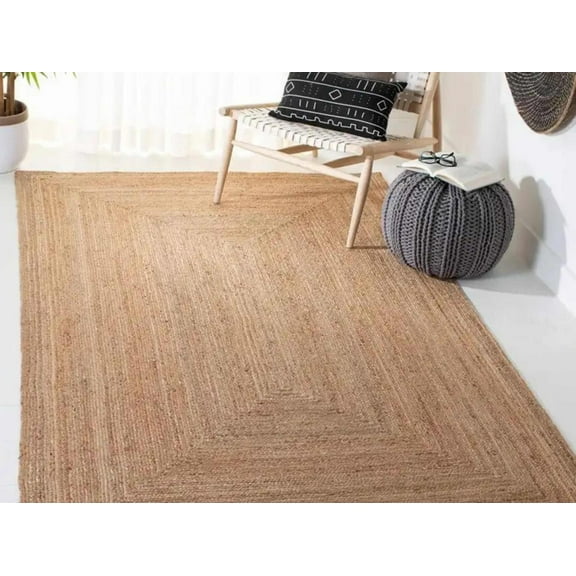 Natural 8x10 Rectangle Custom Easy Cleaning Outdoor Living Area Bedroom Rug for Pets