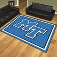 thumbnail image 1 of 8x10 Rug - Blue Raiders Middle Tennessee State University 87"x117", 1 of 2