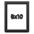 thumbnail image 1 of 8x10 Shadow Box Frame Black | 1 inches Deep Real Wood Contemporary Shadowbox Display Frame | UV, 1 of 8