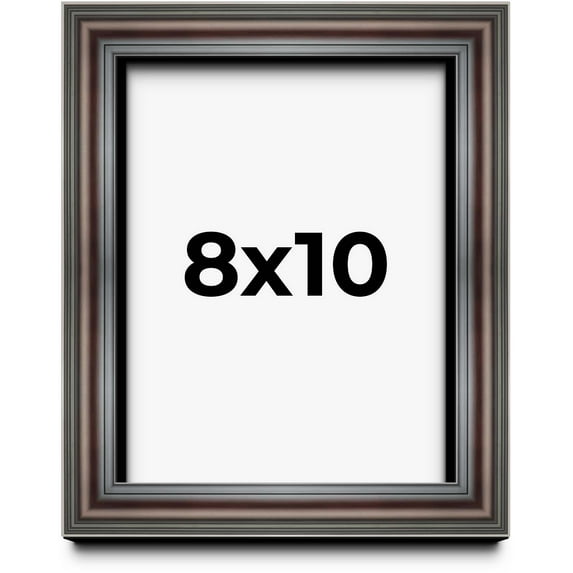 8x10 Shadow Box Frame Brown Cherry | 2.625 Inches Deep Pine Wood Traditional Shadowbox Display