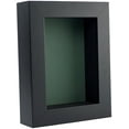 thumbnail image 1 of 8x10 Shadow Box Frame In Black With A 1 3/4" Usable Depth Includes Hunter Green Acid-Free Backing,, 1 of 6