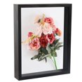 thumbnail image 1 of 8x10 Shadow Box Picture Frame  Black Memory Display Case Wooden 1 Pack, 1 of 9