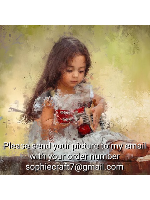 8x10 Size, Custom Oil Color Portrait, Custom Canvas, Canvas Print, Photo on Canvas, Photo to Canvas, Oil Color Canvas Personalized