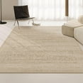 thumbnail image 1 of 8x10 Washable Area Rug Floral Abstract Carpet for Under Table in Living Room Cream Beige Bedroom Floor Mat(Cream Beige, 8'x10'), 1 of 14