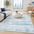 8x10 Washable Area Rug For Living Room Bedroom: Non-slip Modern Light ...