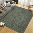 thumbnail image 1 of 8x10 Washable Rug for Living Room Non-Slip Modern Abstract Area Rug Stain Resistant Large Bedroom Rug Contemporary Accent Throw Floor Carpet for Dining Room Home Decor, Green, 1 of 7