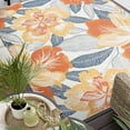 thumbnail image 1 of 8x10 Water Resistant, Large Indoor Outdoor Rugs for Patios, Front Door Entry, Entryway, Deck, Porch, Balcony | Outside Area Rug for Patio | Multi-Color, Floral | Size: 7'11'' x 10'3'', 1 of 10