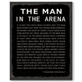 thumbnail image 1 of 8x10in Black Framed Inspirational Wall Decor the Man in the Arena Motivational Quote Sayings Office Home Decor Prints Art Encouraging Positive Posters, 1 of 1
