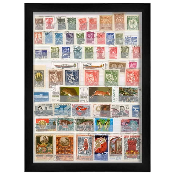 8x11 Black Shadowbox Frame - Interior Size 8x11 by 2 Inches - Made to Display Items Up To 1.75 Inches Deep