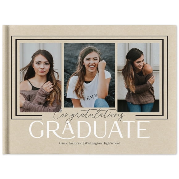 8x11 Custom Hard Cover Photo Book, Glossy Finish