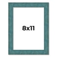 thumbnail image 1 of 8x11 Frame Blue Rustic Barnwood Solid Wood Picture Frame Width 1.25 Inches | Interior Depth 0.5, 1 of 8