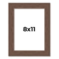 thumbnail image 1 of 8x11 Frame Brown Farmhouse Solid Wood Picture Frame Width 1.5 Inches | Interior Frame Depth 0.5, 1 of 8