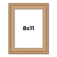thumbnail image 1 of 8x11 Frame Charleston Honey Brown Solid Wood Picture Frame Width 1.75 Inches | Interior Depth 0.5, 1 of 8