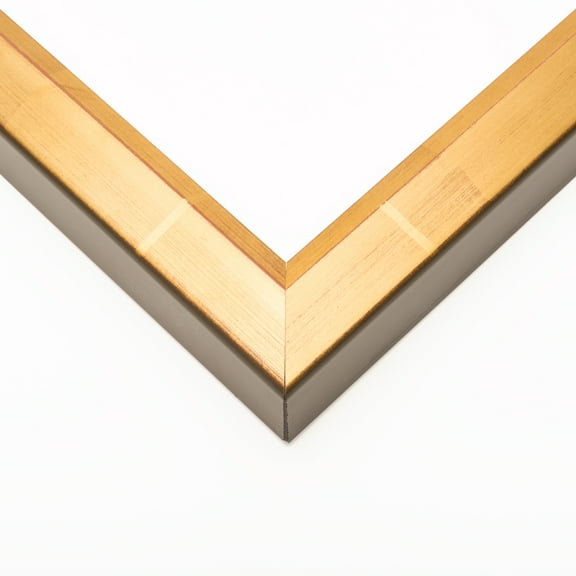 8x11 Frame Gold Solid Wood Shadow Box Width 1.25 Inches | Interior Frame Depth 1 1/4 Inches |