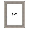 thumbnail image 1 of 8x11 Frame Grey Real Wood Picture Frame Width 1.25 inches | Interior Frame Depth 0.5 inches | Hans, 1 of 8